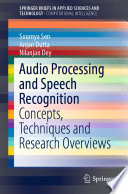 پردازش صوت و تشخیص گفتار | Audio Processing and Speech Recognition