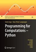 برنامه نویسی محاسبات عددی با پایتون | Programming for Computations - Python